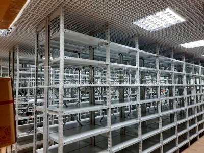 Среднегрузовые стеллажи "ТСУ" для завода пищевых ингредиентов и специй в Московской области