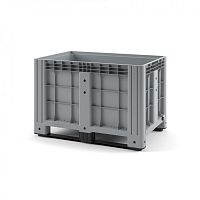 Пластиковый контейнер IBOX 1200х800х800 (сплошной, на полозьях)