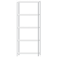 Стеллаж MS HARD 2500х1000х400 - 5 полок (200 кг на полку)