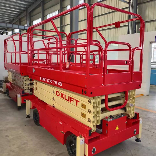Ножничный подъемник несамоходный QX-050-070 OXLIFT (г/п 500 кг, в/п 7 м) фото 3 Ножничный подъемник несамоходный QX-050-070 OXLIFT (г/п 500 кг, в/п 7 м) фото 3