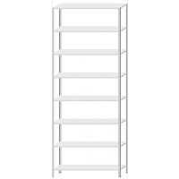 Стеллаж MS HARD 2500х1000х500 - 8 полок (200 кг на полку)