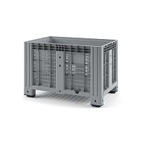 Пластиковый контейнер IBOX 1200х800х800 (перфорированный, на ножках)