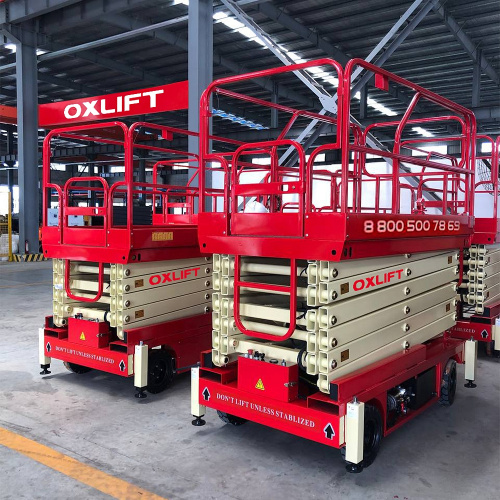 Ножничный подъемник несамоходный QX-050-070 OXLIFT (г/п 500 кг, в/п 7 м) фото 5 Ножничный подъемник несамоходный QX-050-070 OXLIFT (г/п 500 кг, в/п 7 м) фото 5