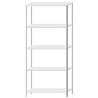 Стеллаж MS HARD 2200х1000х600 - 5 полок (200 кг на полку)