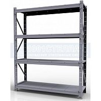 Стеллаж складской СГР 2500х900х1000 - 4 полки (на полку до 240 кг)