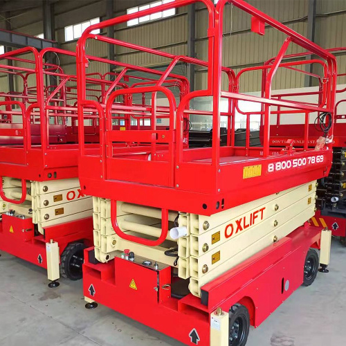 Ножничный подъемник несамоходный QX-050-070 OXLIFT (г/п 500 кг, в/п 7 м) фото 4 Ножничный подъемник несамоходный QX-050-070 OXLIFT (г/п 500 кг, в/п 7 м) фото 4