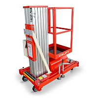 Телескопический одномачтовый подъемник ZX-1-090 АС OXLIFT (г/п 125 кг, в/п 9 м)
