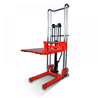 Гидравлический штабелер с подъемной платформой OXLIFT HS 4015 (г/п 400 кг, в/п 1.5 м)
