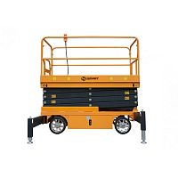 Подъёмник ножничный несамоходный SMARTLIFT SJY-0.5-9 (г/п 500 кг, в/п 9 м, 220 В)